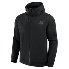 Fanatics Cincinnati Bengals Unisex Front Office Full-Zip Hoodie Black