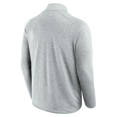 Fanatics Minnesota Vikings Unisex Front Office Performance Primary Quarter-Zip Jacket Gray