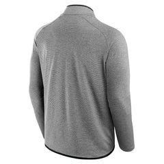 Fanatics Pittsburgh Steelers Unisex Front Office Performance Primary Quarter-Zip Jacket Charcoal