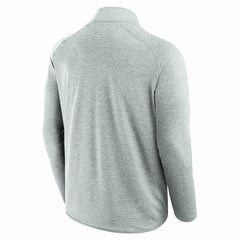Fanatics Detroit Lions Unisex Front Office Performance Primary Quarter-Zip Jacket Gray