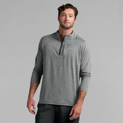 Fanatics Houston Texans Unisex Front Office Performance Primary Quarter-Zip Jacket Charcoal