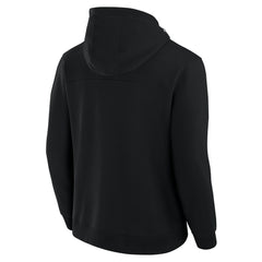 Fanatics New York Jets Unisex Front Office Tonal Tri-Blend Pullover Hoodie Black