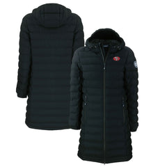 San Francisco 49ers Cutter & Buck Women's Throwback Logo Mission Ridge Repreve Eco Insulated Full-Zip Puffer Jacket Black