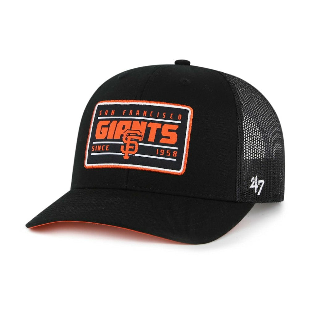 San Francisco Giants '47 Hardline Trucker Adjustable Hat - Black - 47 brand Online