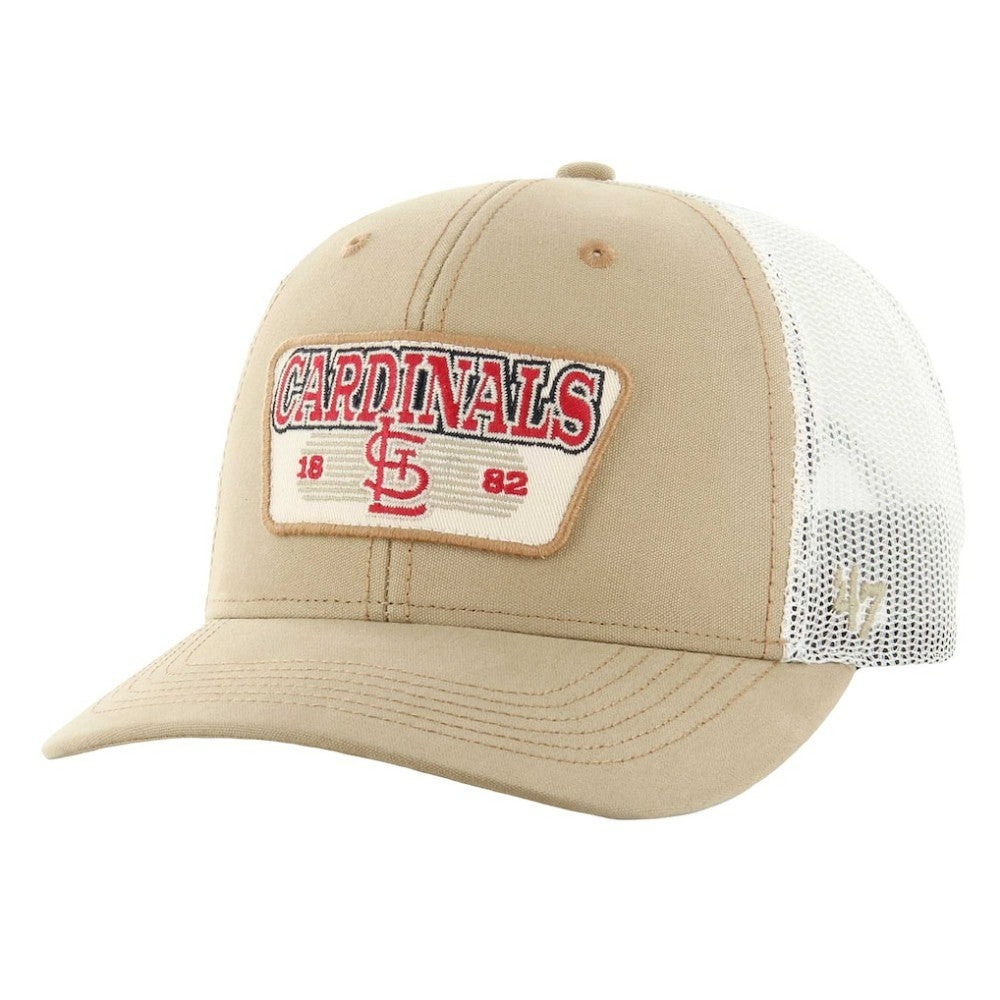 St. Louis Cardinals '47 Ridgewood Trucker Adjustable Hats - Khaki - 47 brand Sale