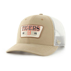 Detroit Tigers '47 Ridgewood Trucker Adjustable Hats - Khaki - 47 brand on Sale