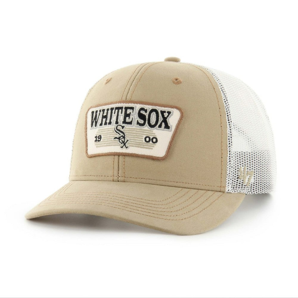 Chicago White Sox '47 Ridgewood Trucker Adjustable Hats - Khaki - 47 brand Online