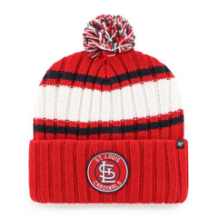 St. Louis Cardinals '47 Plateau Cuffed Knit Hat with Pom - Red - 47 brand Online