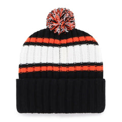 San Francisco Giants '47 Plateau Cuffed Knit Hat with Pom - Black - 47 brand Lifestyle