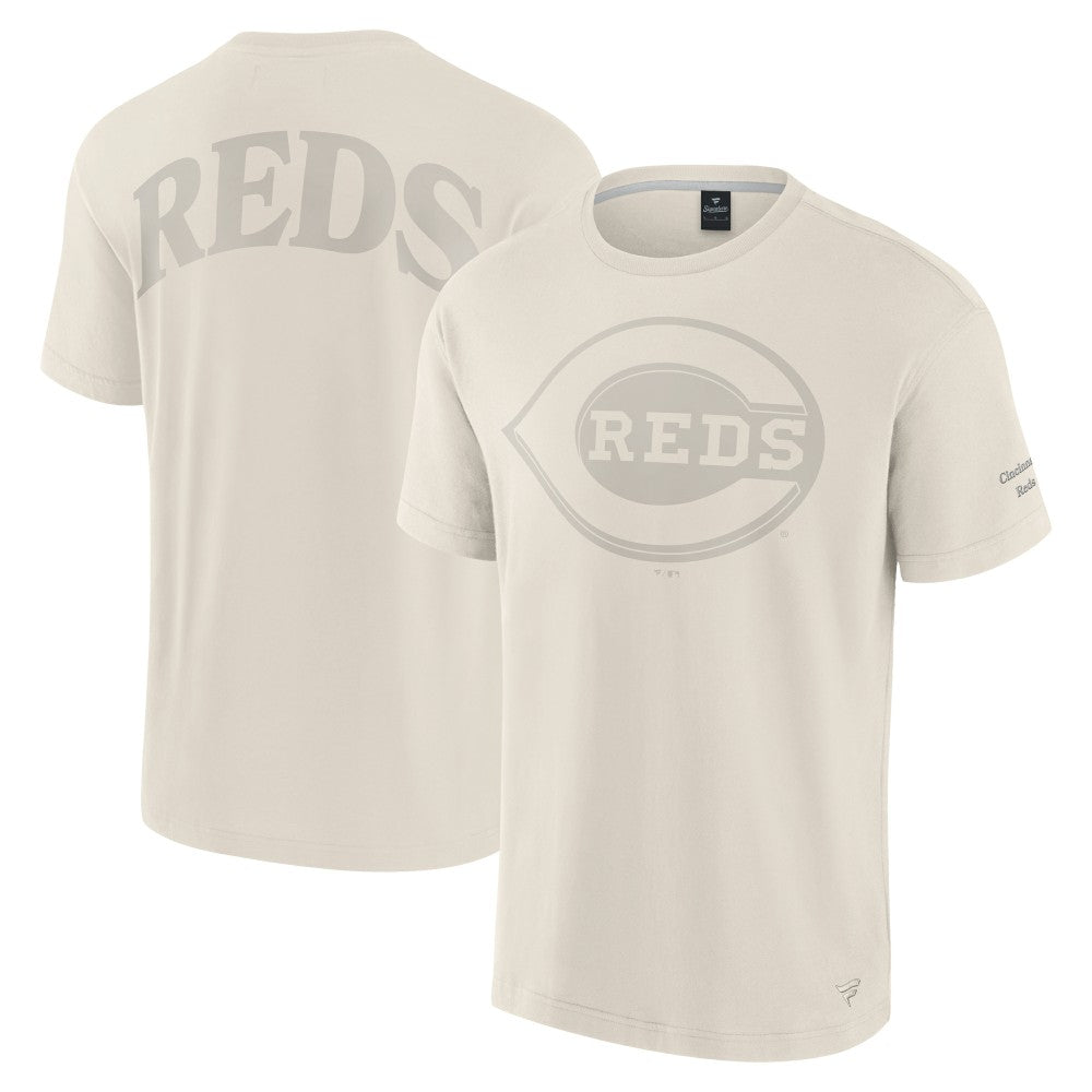 Cincinnati Reds Fanatics Elements Iconic T-Shirt - Cream - Fanatics Discount