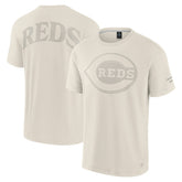 Cincinnati Reds Fanatics Elements Iconic T-Shirt - Cream - Fanatics Discount