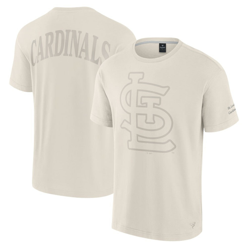 St. Louis Cardinals Fanatics Elements Iconic T-Shirt - Cream - Fanatics Lifestyle