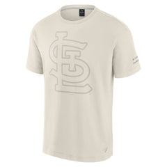 St. Louis Cardinals Fanatics Elements Iconic T-Shirt - Cream - Fanatics Lifestyle