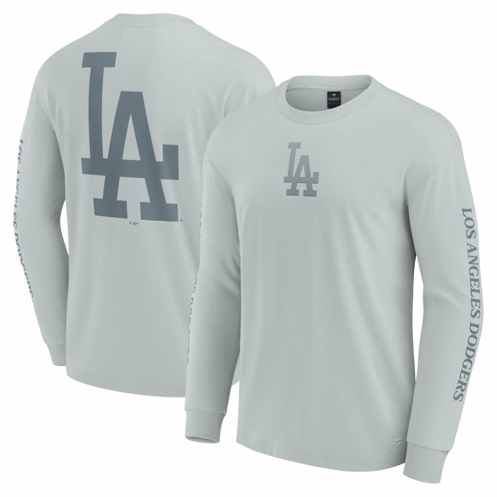 Los Angeles Dodgers Fanatics Elements Strive Long Sleeve T-Shirt - Gray - Fanatics Discount