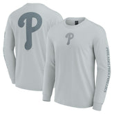 Philadelphia Phillies Fanatics Elements Strive Long Sleeve T-Shirt - Gray - Fanatics Sale
