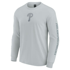 Philadelphia Phillies Fanatics Elements Strive Long Sleeve T-Shirt - Gray - Fanatics Sale