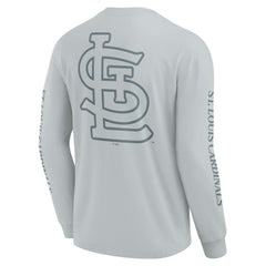 St. Louis Cardinals Fanatics Elements Strive Long Sleeve T-Shirt - Gray - Fanatics Lifestyle