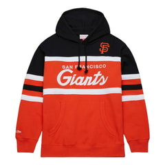 San Francisco Giants Mitchell & Ness Head Coach Pullover Hoodie - Orange/Black - Mitchell & Ness on Sale