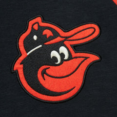 Baltimore Orioles Mitchell & Ness Cooperstown Collection Legendary Raglan Slub Henley 3/4-Sleeve T-Shirt - Black - Mitchell & Ness Discount