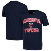 Minnesota Twins Youth Heart & Soul T-Shirt - Navy - MLB Lifestyle