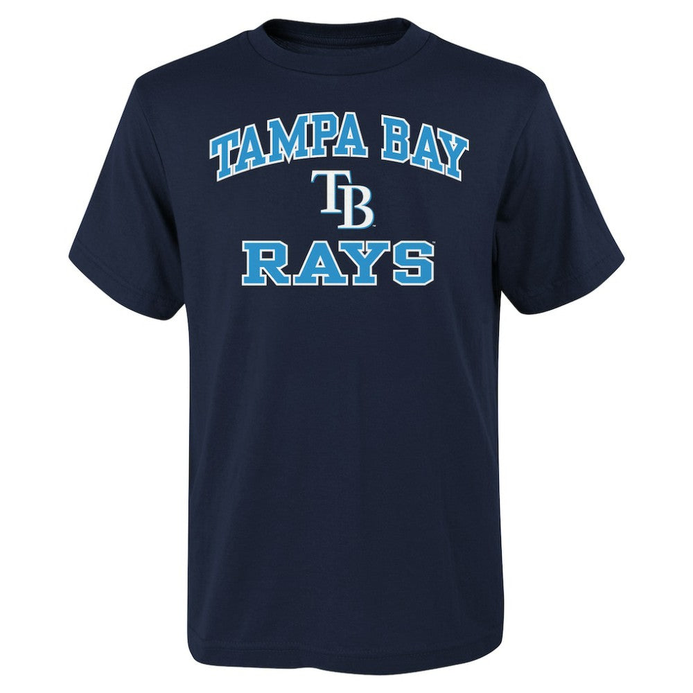 Tampa Bay Rays Youth Heart & Soul T-Shirt - Navy - MLB Sale