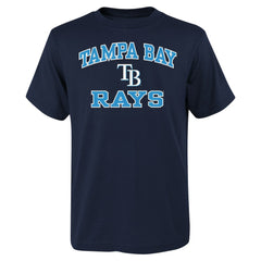 Tampa Bay Rays Youth Heart & Soul T-Shirt - Navy - MLB Sale
