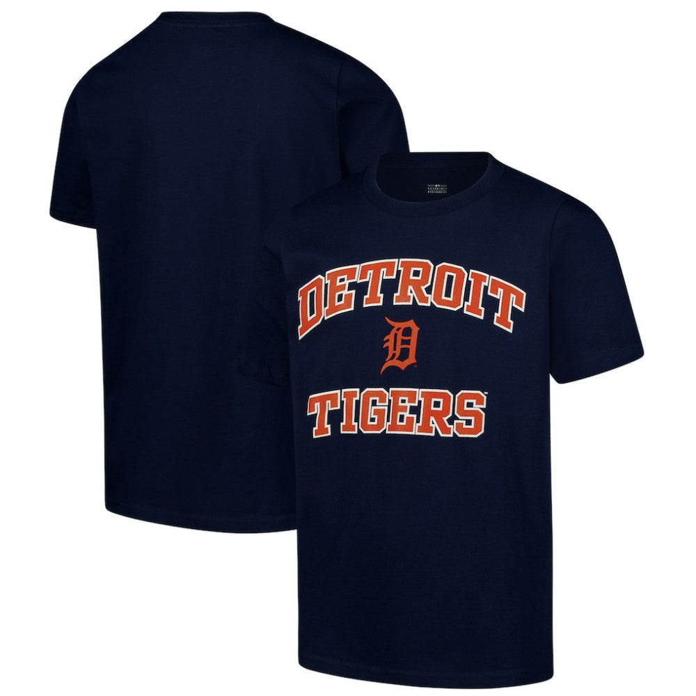 Detroit Tigers Youth Heart & Soul T-Shirt - Navy - MLB on Sale
