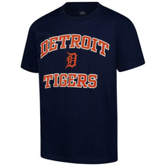 Detroit Tigers Youth Heart & Soul T-Shirt - Navy - MLB on Sale