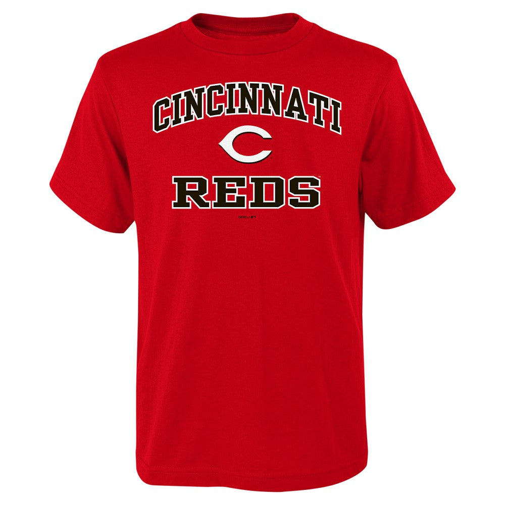 Cincinnati Reds Youth Heart & Soul T-Shirt - Red - MLB Online
