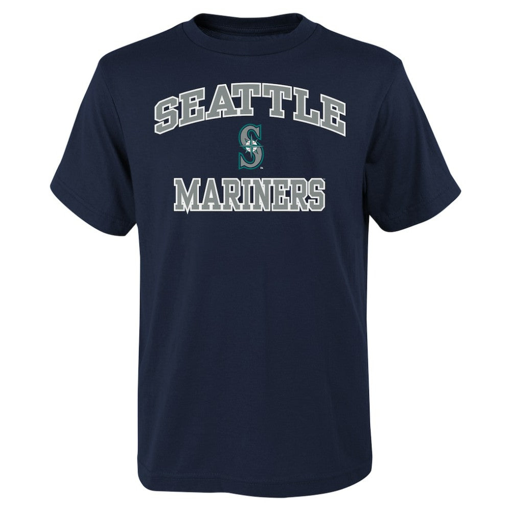 Seattle Mariners Youth Heart & Soul T-Shirt - Navy - MLB Discount