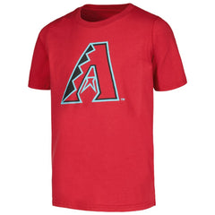 Arizona Diamondbacks Youth Primary Logo T-Shirt - Red - MLB Sale