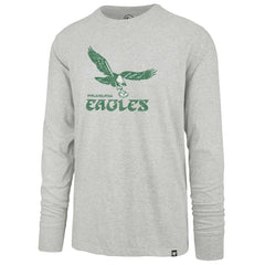 47 brand Philadelphia Eagles '47 Premier Franklin Long Sleeve T-Shirt Gray