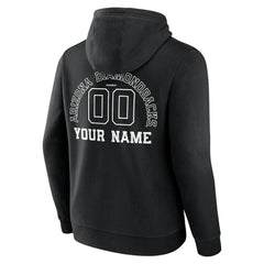Arizona Diamondbacks Monochrome Personalized Name & Number Pullover Hoodie - Black - MLB Online