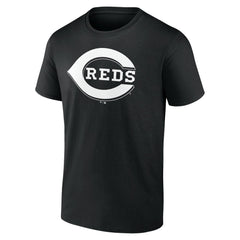Cincinnati Reds Monochrome Personalized Name & Number T-Shirt - Black - MLB Discount