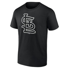 St. Louis Cardinals Monochrome Personalized Name & Number T-Shirt - Black - MLB Online