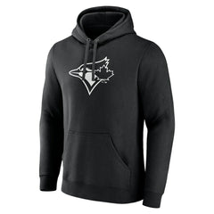 Toronto Blue Jays Monochrome Personalized Name & Number Pullover Hoodie - Black - MLB Sale