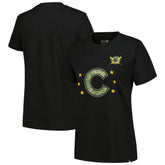 Chicago Cubs New Era Women's Armed Forces Day T-Shirt - Black - New Era Sale