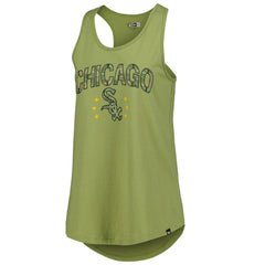 Chicago White Sox New Era Women's Armed Forces Day Tank Top - Olive - New Era on Sale
