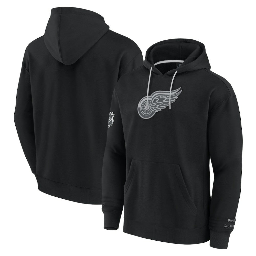 Detroit Red Wings Fanatics Elements Pace Pullover Hoodie - Black - NHL 201058838