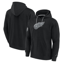 Detroit Red Wings Fanatics Elements Pace Pullover Hoodie - Black - NHL 201058838