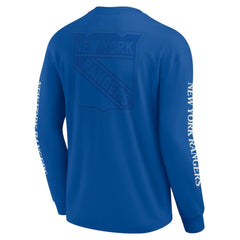 New York Rangers Fanatics Elements Strive Long Sleeve T-Shirt - Blue - NHL 201058852