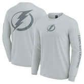 Tampa Bay Lightning Fanatics Elements Strive Long Sleeve T-Shirt - Gray - NHL 201058857