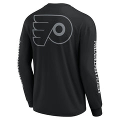 Philadelphia Flyers Fanatics Elements Strive Long Sleeve T-Shirt - Black - NHL 201058859