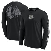 Chicago Blackhawks Fanatics Elements Strive Long Sleeve T-Shirt - Black - NHL 201058872