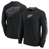 Detroit Red Wings Fanatics Elements Strive Long Sleeve T-Shirt - Black - NHL 201058876