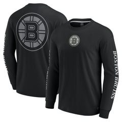 Boston Bruins Fanatics Elements Strive Long Sleeve T-Shirt - Black - NHL 201058890