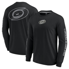 Carolina Hurricanes Fanatics Elements Strive Long Sleeve T-Shirt - Black - NHL 201058892
