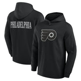 Philadelphia Flyers Fanatics Elements Blaze Tri-Blend Long Sleeve Hoodie T-Shirt - Black - NHL 201059002