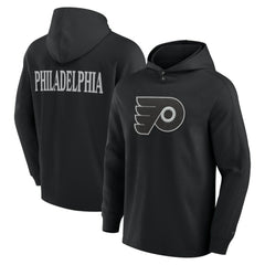 Philadelphia Flyers Fanatics Elements Blaze Tri-Blend Long Sleeve Hoodie T-Shirt - Black - NHL 201059002