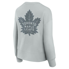 Toronto Maple Leafs Fanatics Women's Elements Flow Pullover Sweatshirt - Gray - NHL 201059076